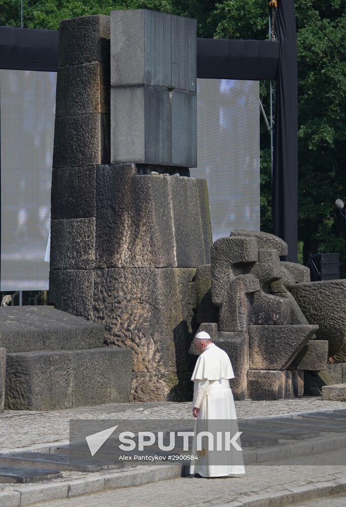 Pope Francis visits Auschwitz-Birkenau