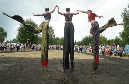 Historical reenactment festival "Kaup" in Kaliningrad Region