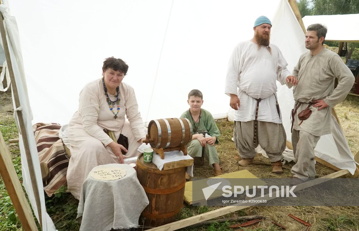 Historical reenactment festival "Kaup" in Kaliningrad Region