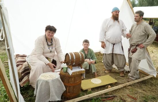 Historical reenactment festival "Kaup" in Kaliningrad Region