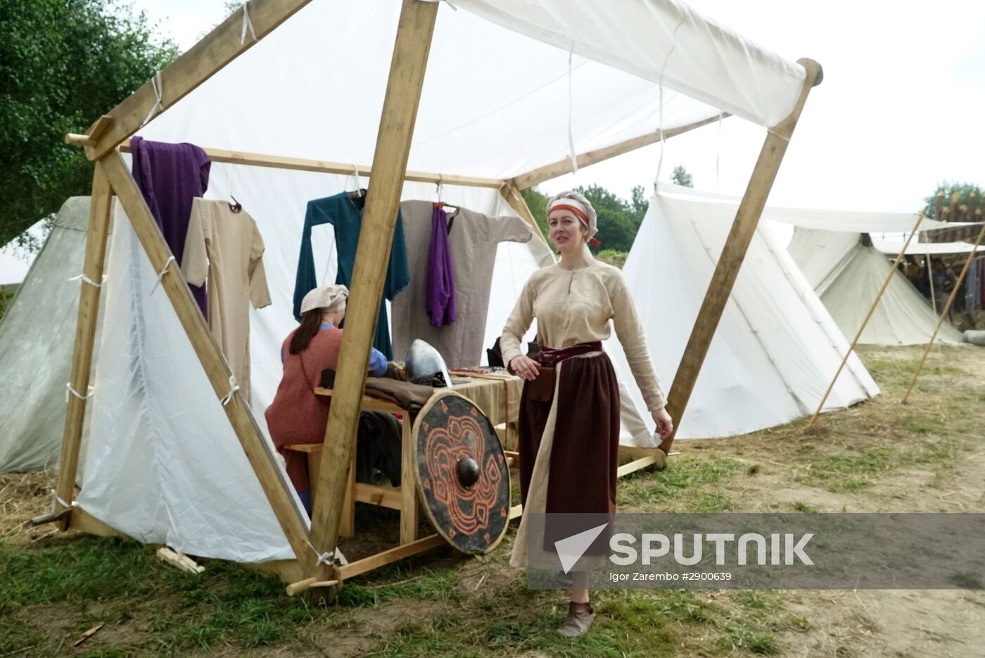 Historical reenactment festival "Kaup" in Kaliningrad Region