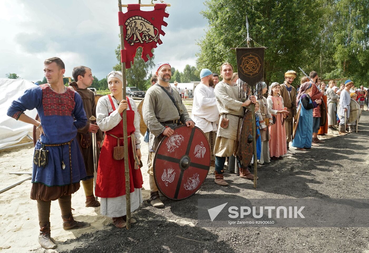 Historical reenactment festival "Kaup" in Kaliningrad Region