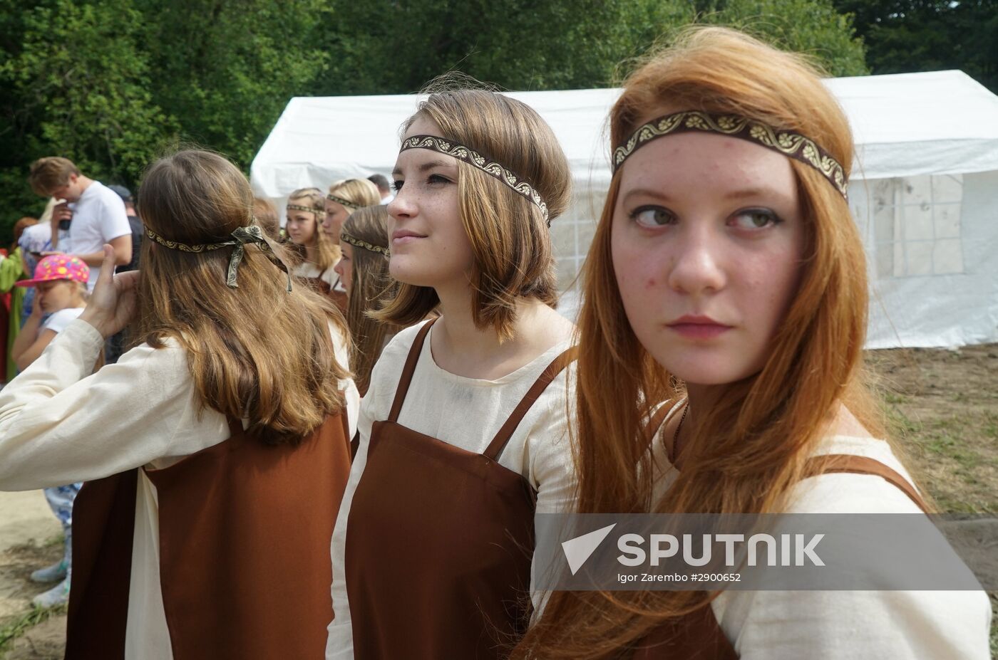 Historical reenactment festival "Kaup" in Kaliningrad Region