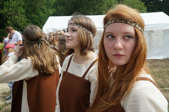 Historical reenactment festival "Kaup" in Kaliningrad Region