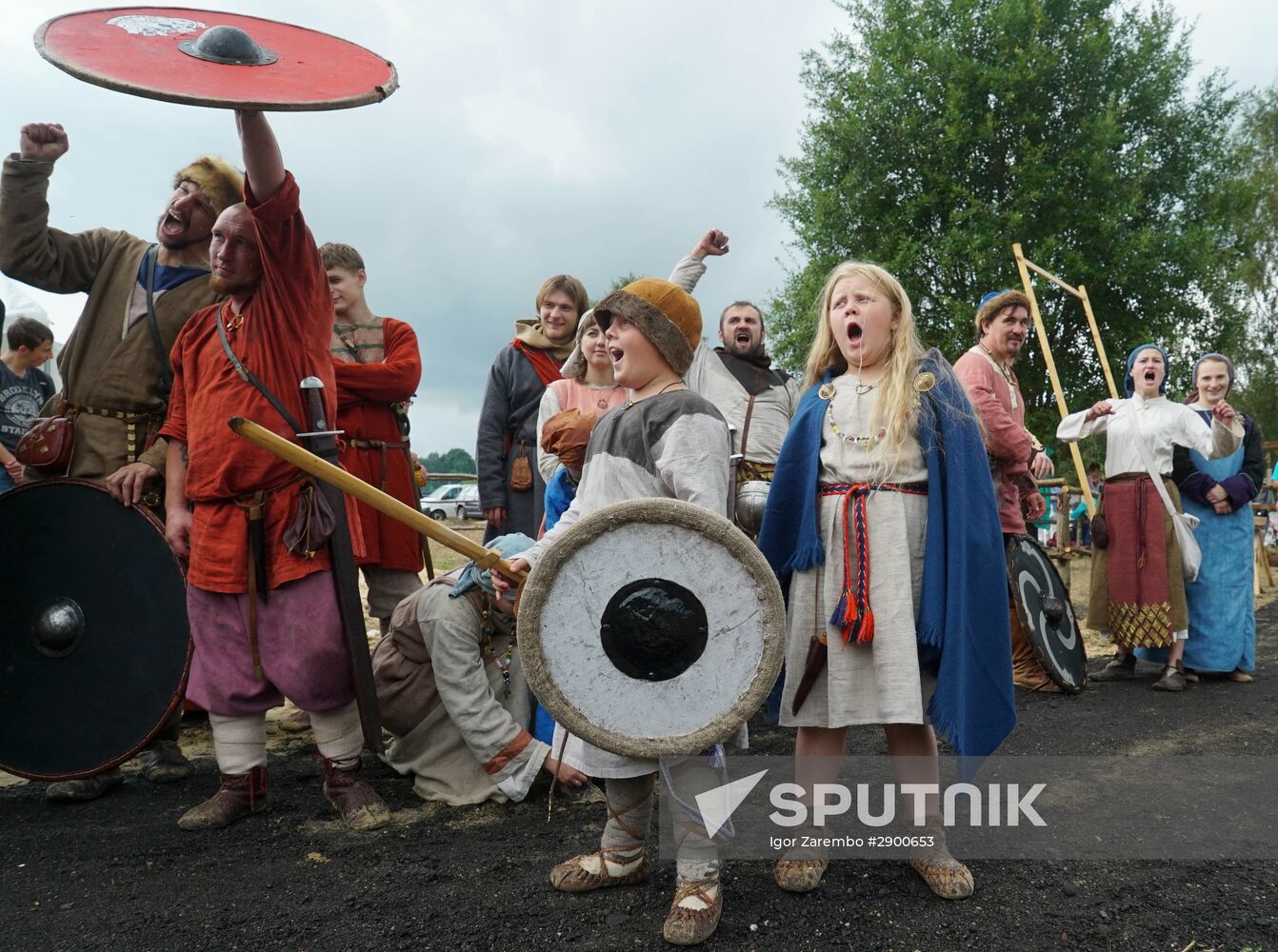 Historical reenactment festival "Kaup" in Kaliningrad Region