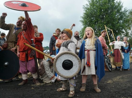 Historical reenactment festival "Kaup" in Kaliningrad Region