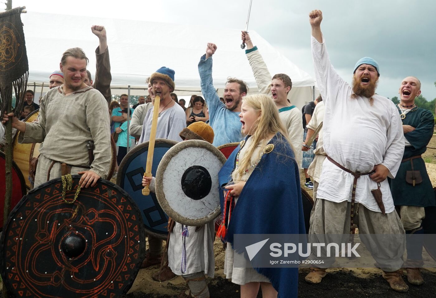 Historical reenactment festival "Kaup" in Kaliningrad Region