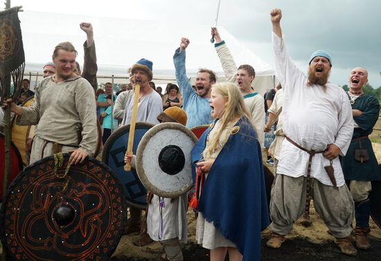 Historical reenactment festival "Kaup" in Kaliningrad Region