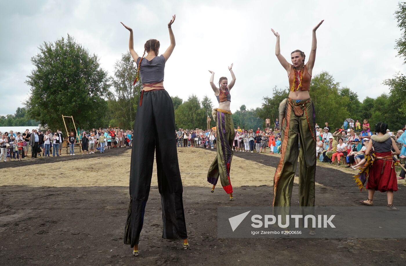Historical reenactment festival "Kaup" in Kaliningrad Region