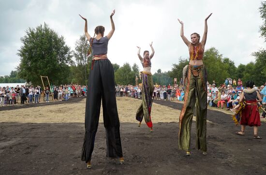 Historical reenactment festival "Kaup" in Kaliningrad Region
