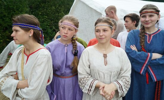 Historical reenactment festival "Kaup" in Kaliningrad Region