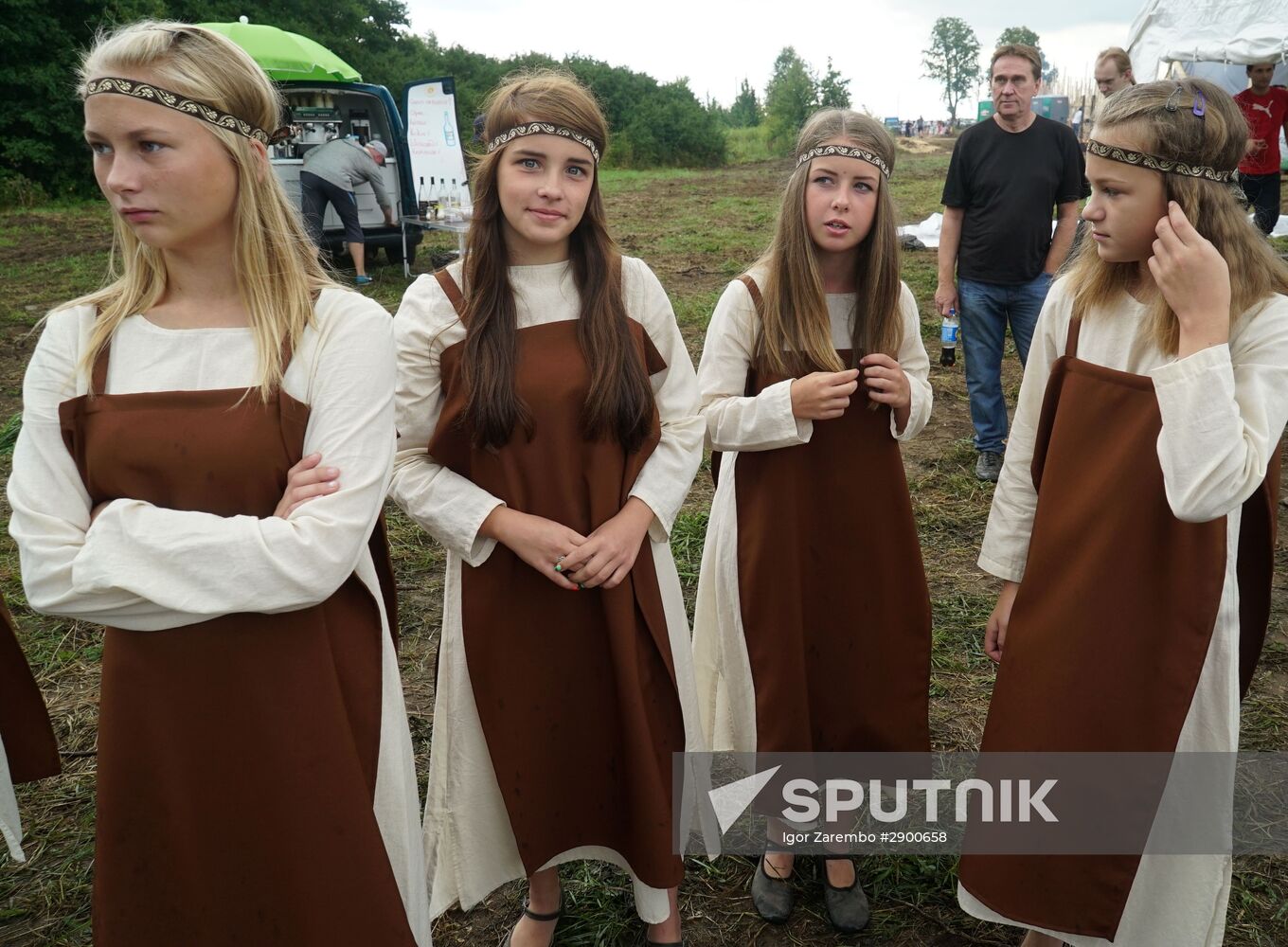 Historical reenactment festival "Kaup" in Kaliningrad Region