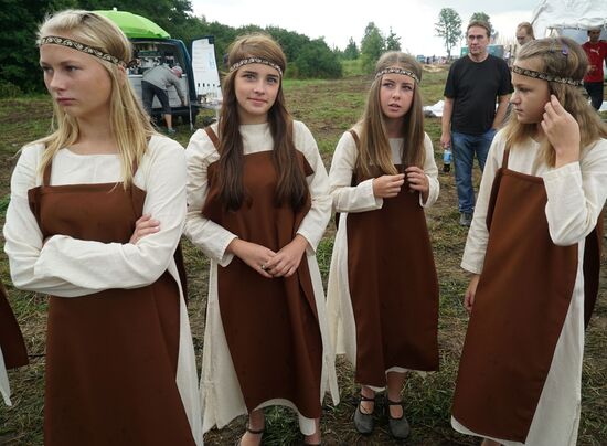 Historical reenactment festival "Kaup" in Kaliningrad Region