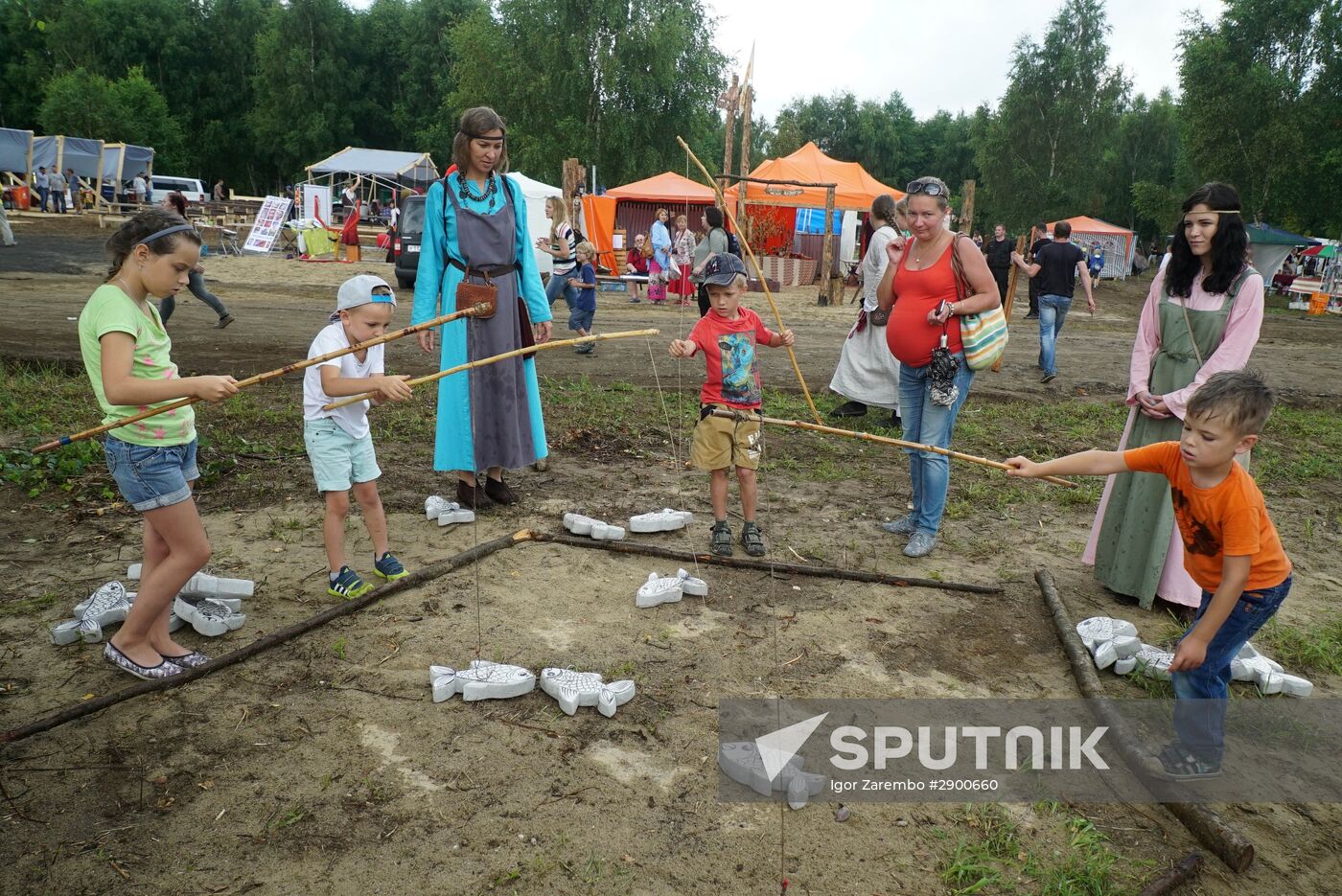 Historical reenactment festival "Kaup" in Kaliningrad Region