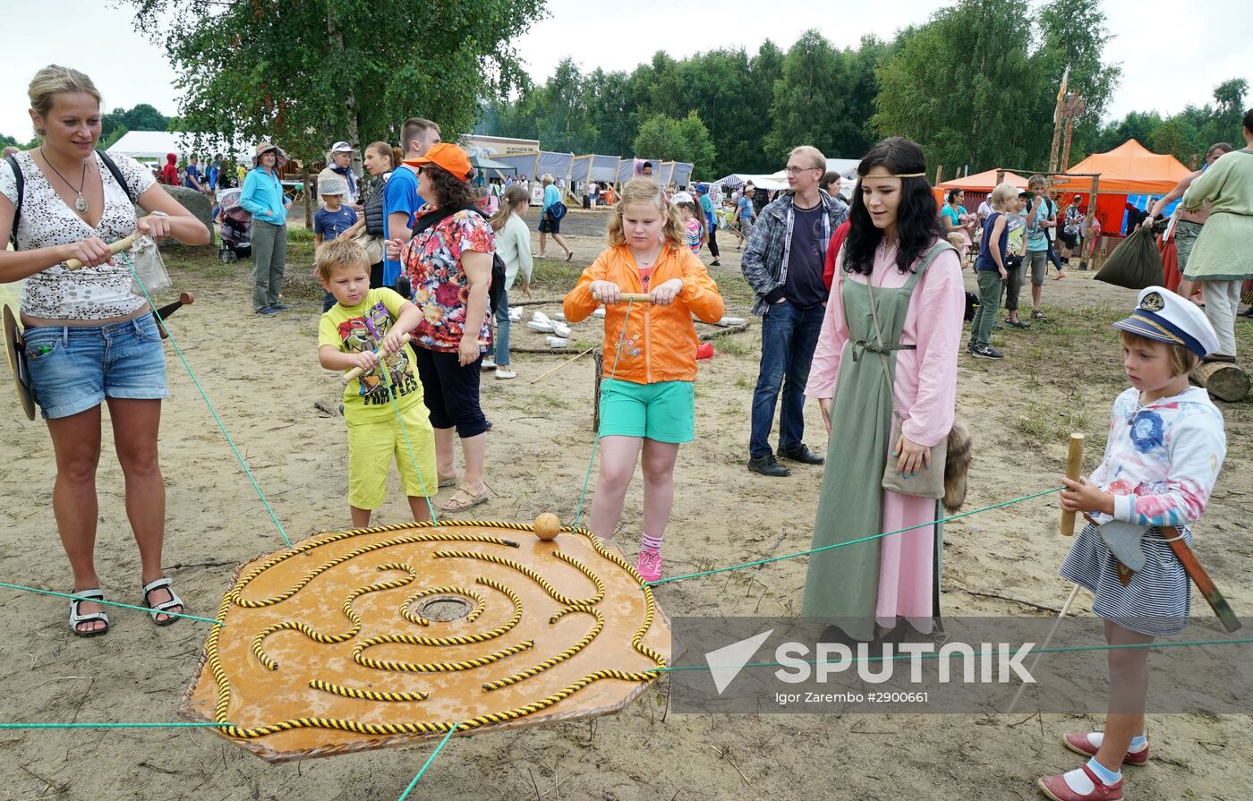 Historical reenactment festival "Kaup" in Kaliningrad Region