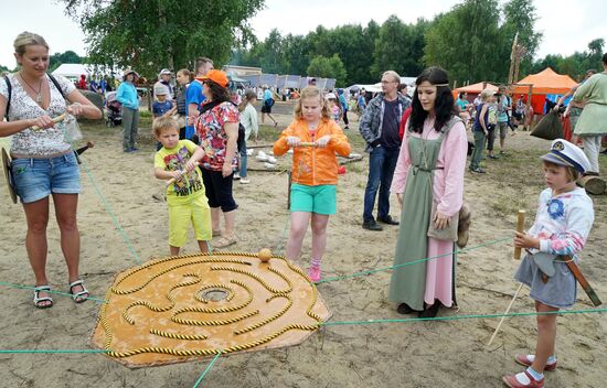 Historical reenactment festival "Kaup" in Kaliningrad Region