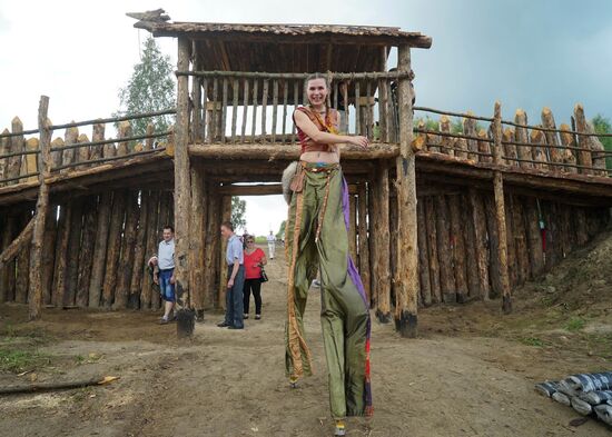 Historical reenactment festival "Kaup" in Kaliningrad Region