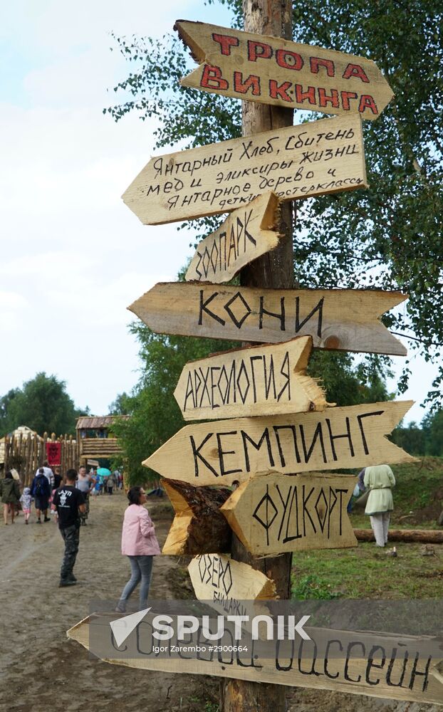 Historical reenactment festival "Kaup" in Kaliningrad Region