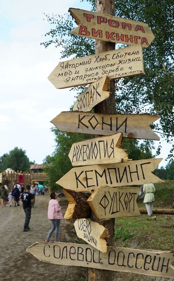 Historical reenactment festival "Kaup" in Kaliningrad Region