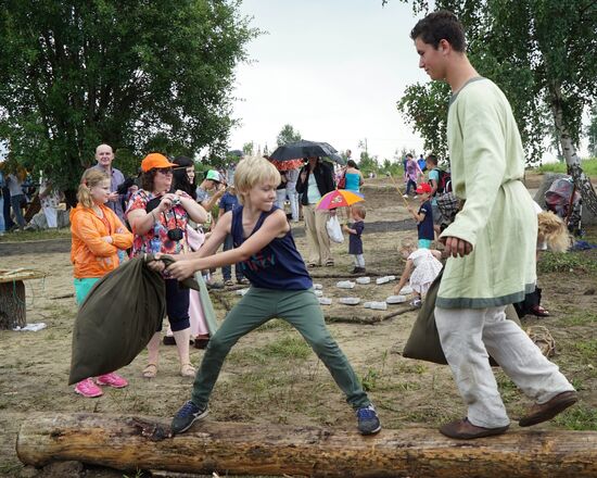 Historical reenactment festival "Kaup" in Kaliningrad Region