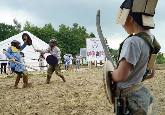 Historical reenactment festival "Kaup" in Kaliningrad Region
