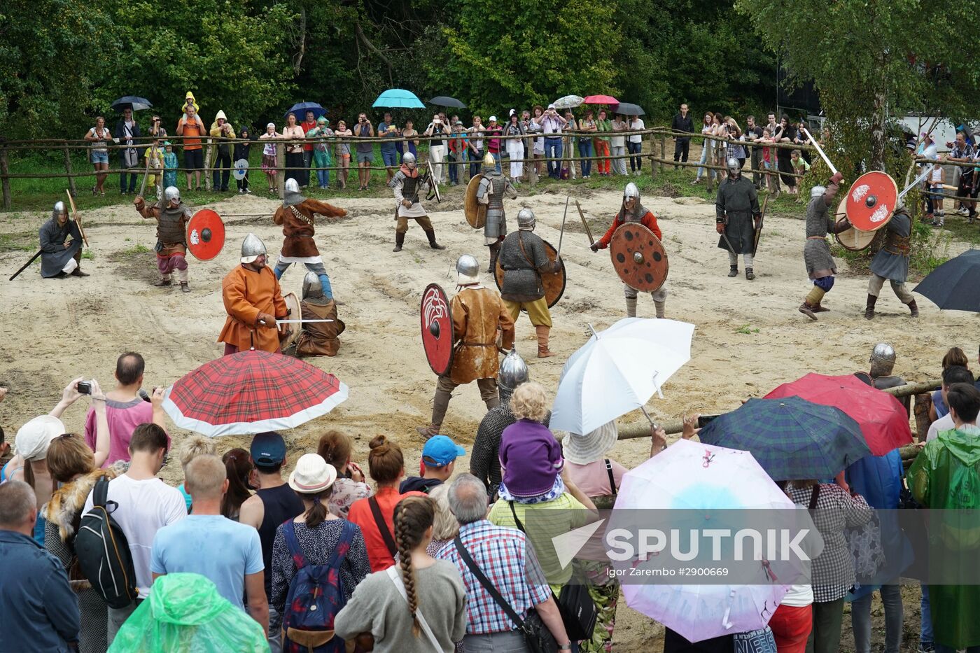 Historical reenactment festival "Kaup" in Kaliningrad Region