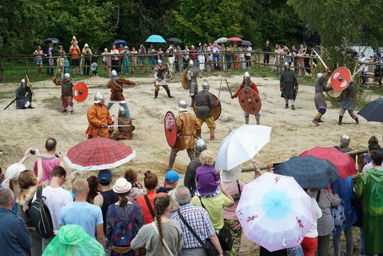 Historical reenactment festival "Kaup" in Kaliningrad Region