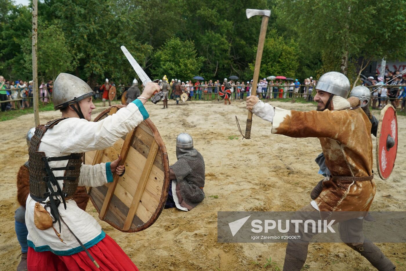 Historical reenactment festival "Kaup" in Kaliningrad Region