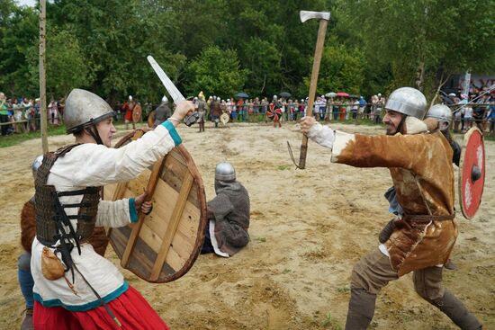 Historical reenactment festival "Kaup" in Kaliningrad Region