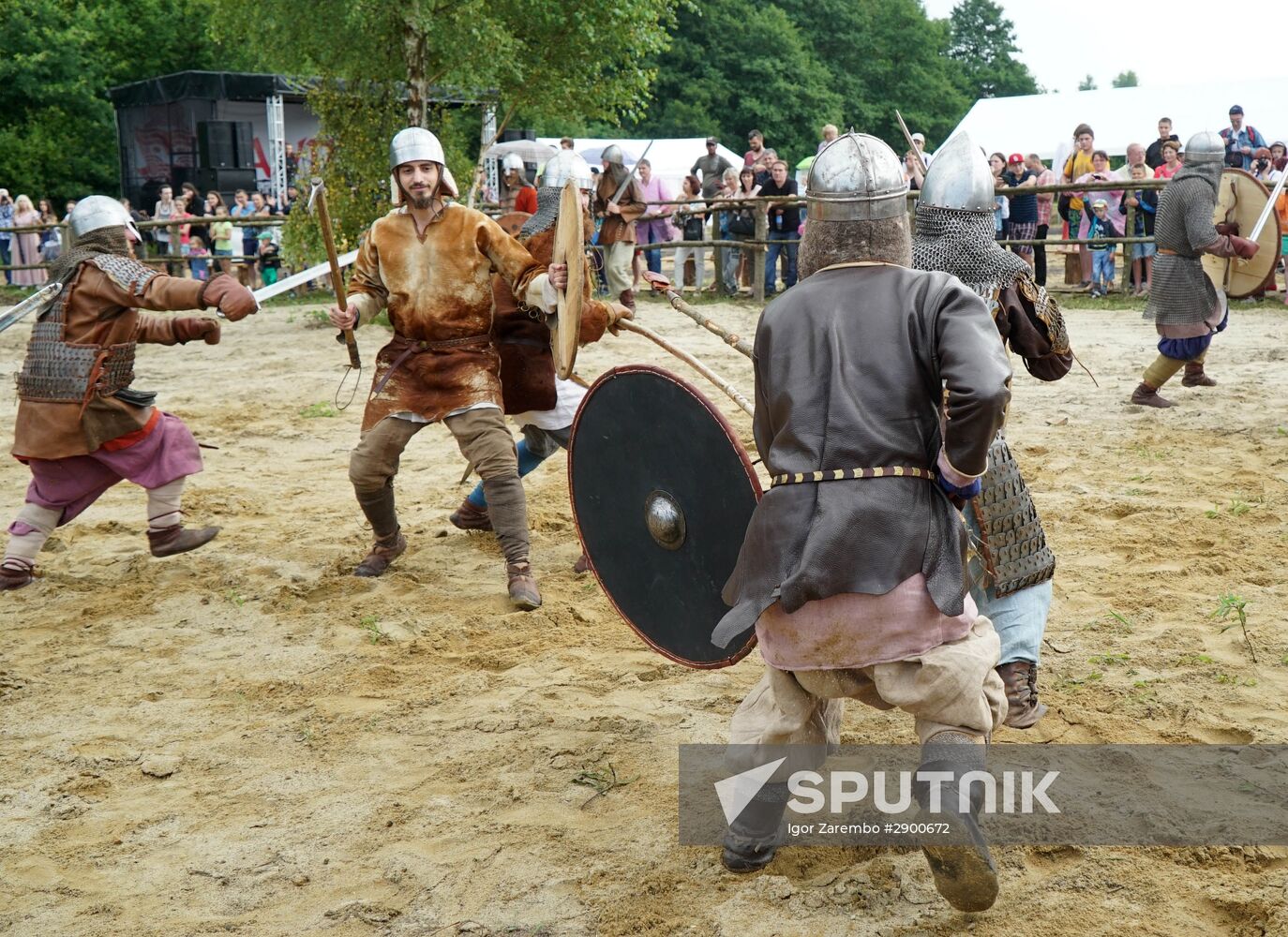 Historical reenactment festival "Kaup" in Kaliningrad Region