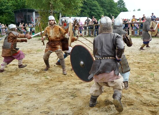 Historical reenactment festival "Kaup" in Kaliningrad Region