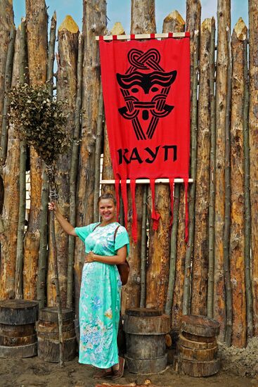 Historical reenactment festival "Kaup" in Kaliningrad Region