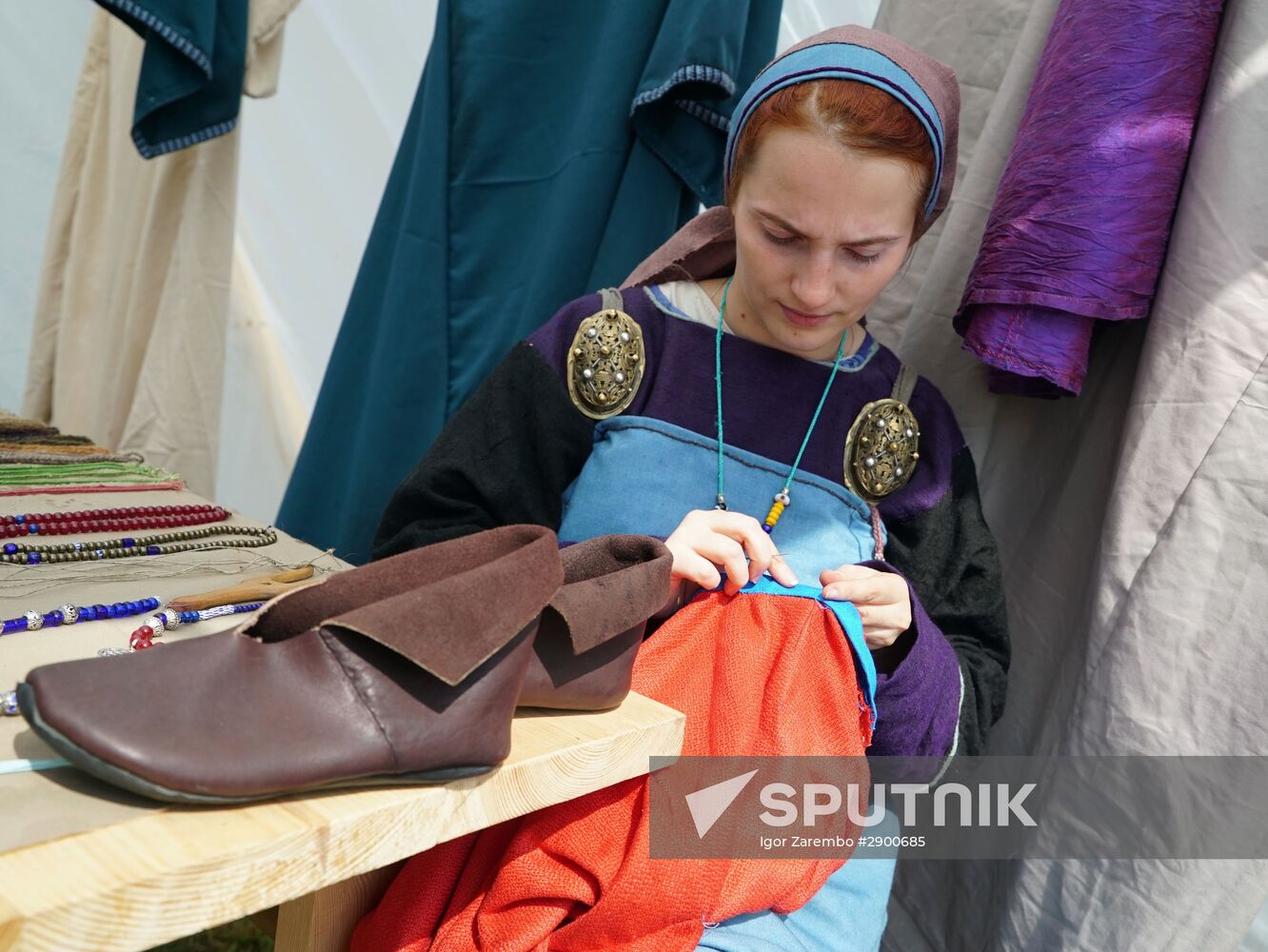 Historical reenactment festival "Kaup" in Kaliningrad Region