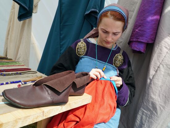 Historical reenactment festival "Kaup" in Kaliningrad Region