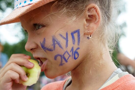Historical reenactment festival "Kaup" in Kaliningrad Region