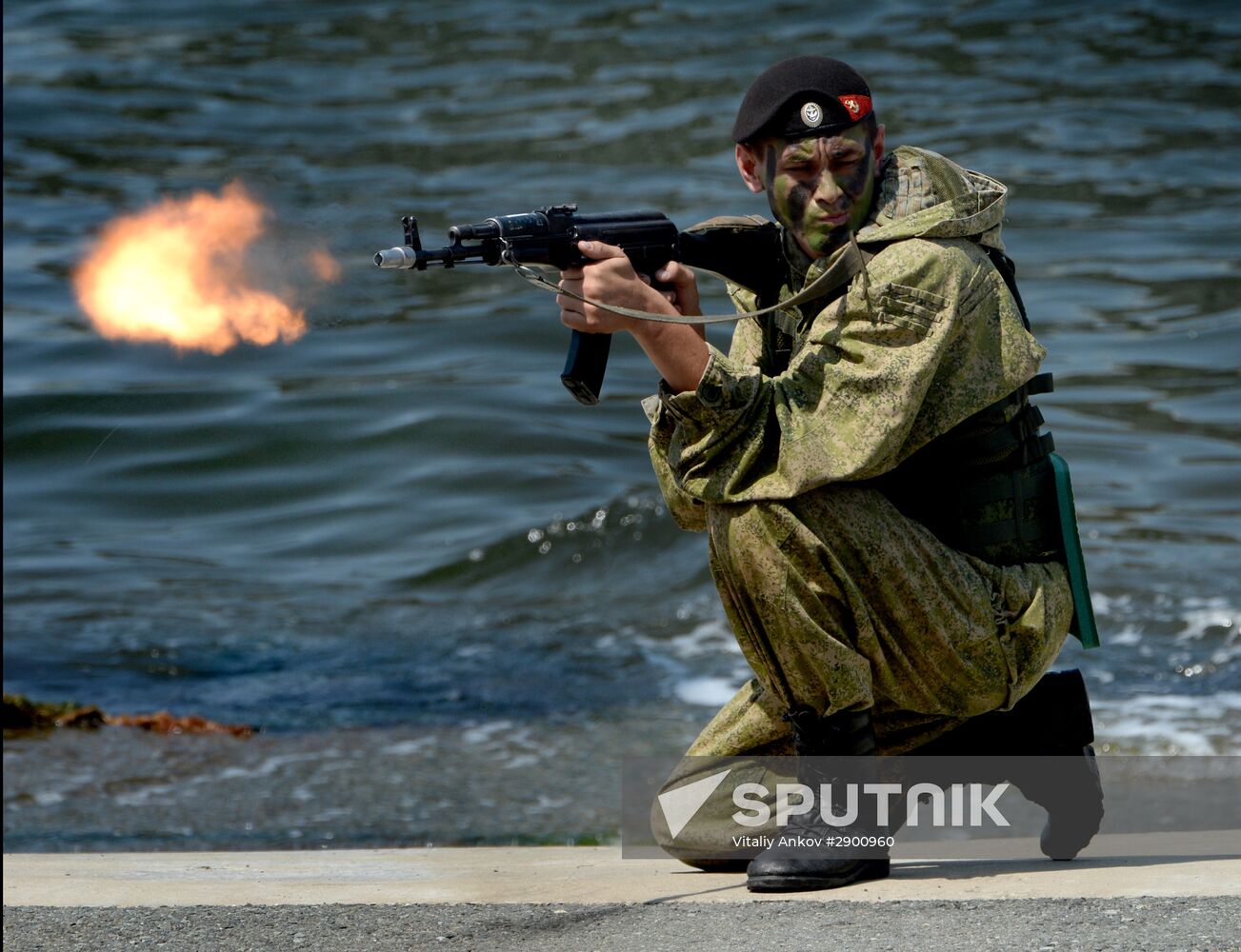 Final rehearsal of Navy Day celebrations in Vladivostok