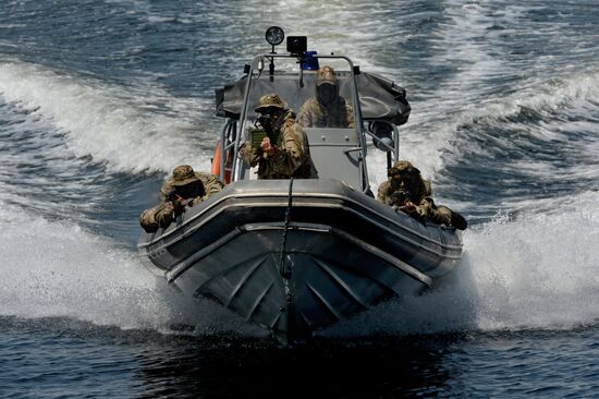 Final rehearsal of Navy Day celebrations in Vladivostok