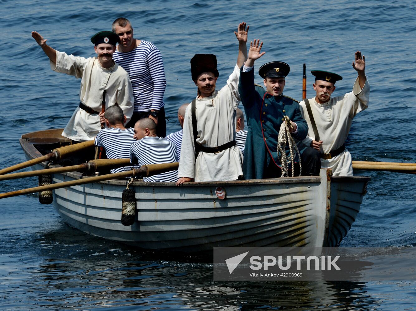 Final rehearsal of Navy Day celebrations in Vladivostok