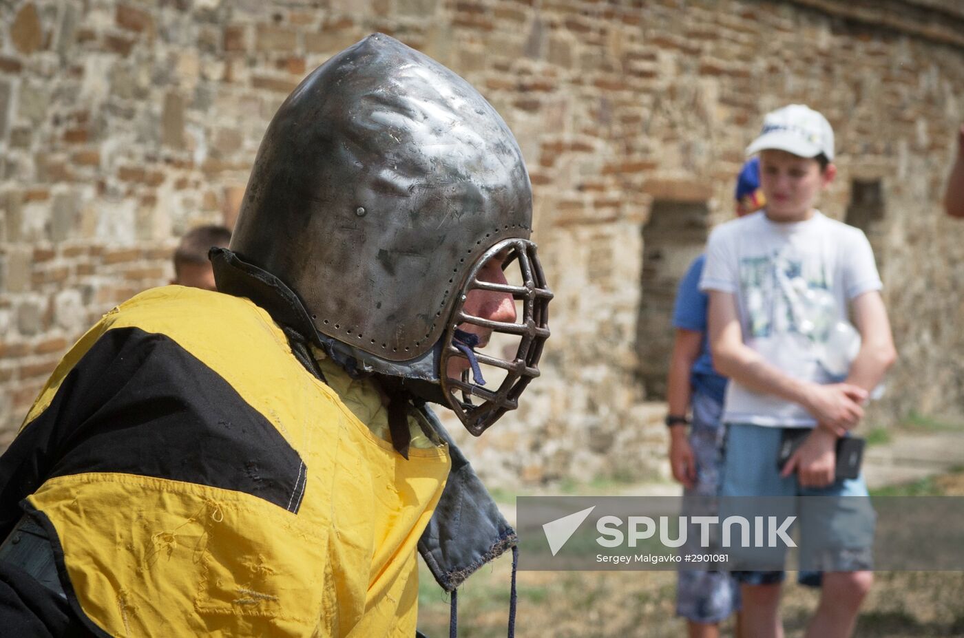 Genoa Helmet international knight festival in Crimea