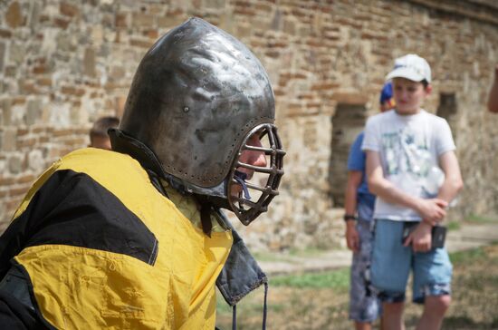Genoa Helmet international knight festival in Crimea
