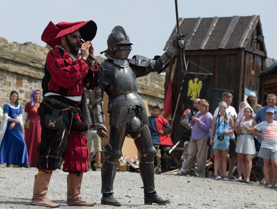 Genoa Helmet international knight festival in Crimea