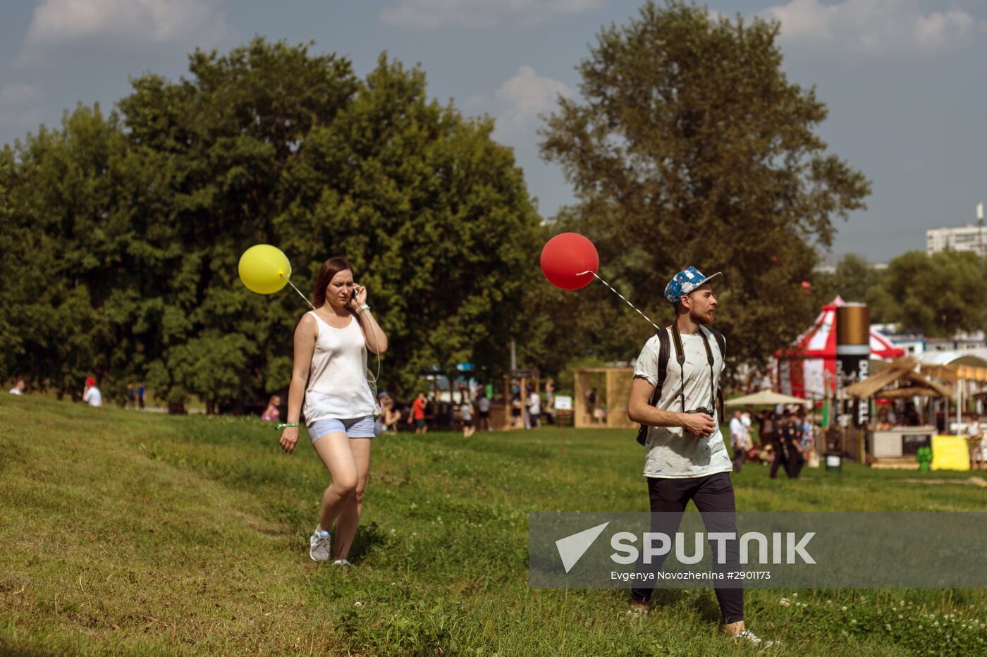 Afisha Picnic festival in Moscow