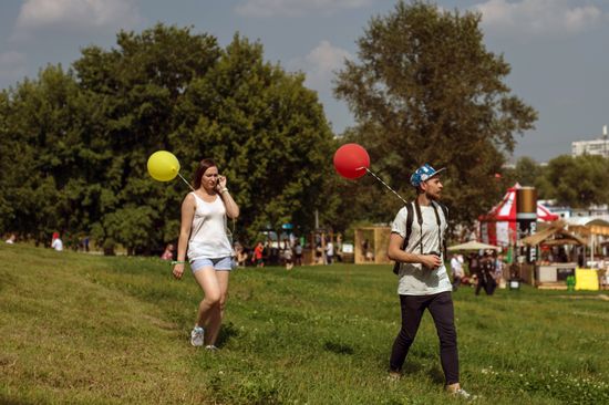 Afisha Picnic festival in Moscow