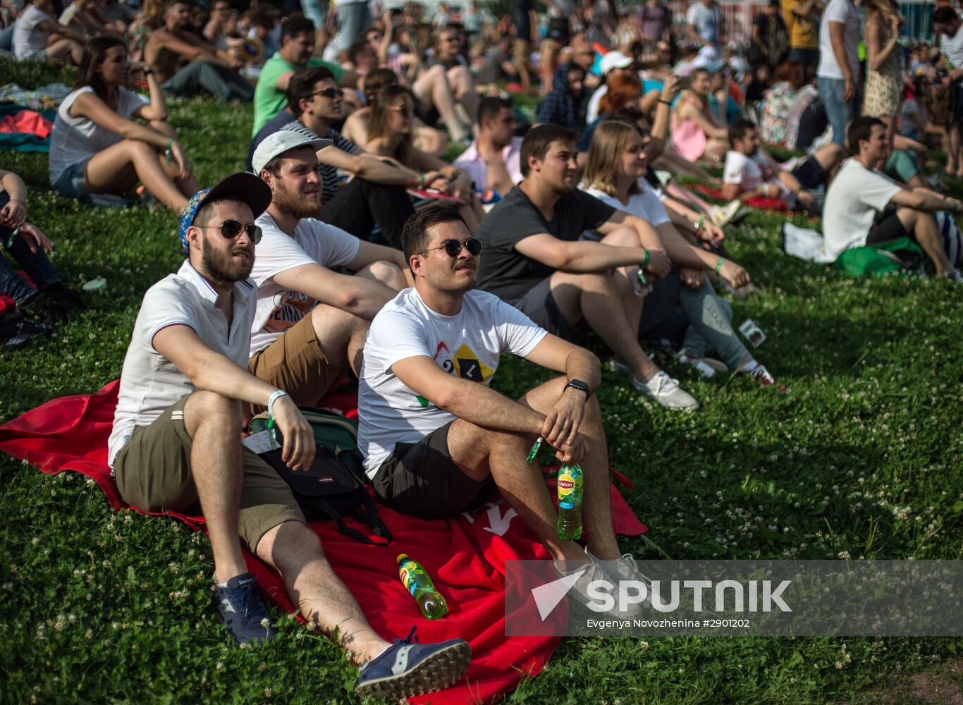 Afisha Picnic festival in Moscow