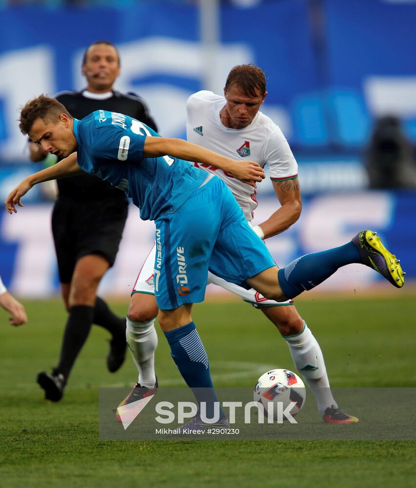 Football. Russian Premier League. Zenit vs. Lokomotiv