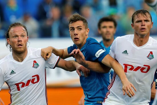 Football. Russian Premier League. Zenit vs. Lokomotiv