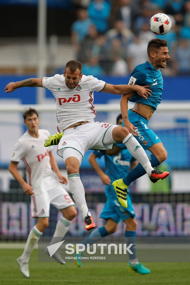 Football. Russian Premier League. Zenit vs. Lokomotiv