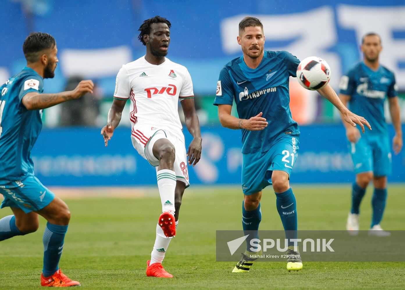 Football. Russian Premier League. Zenit vs. Lokomotiv