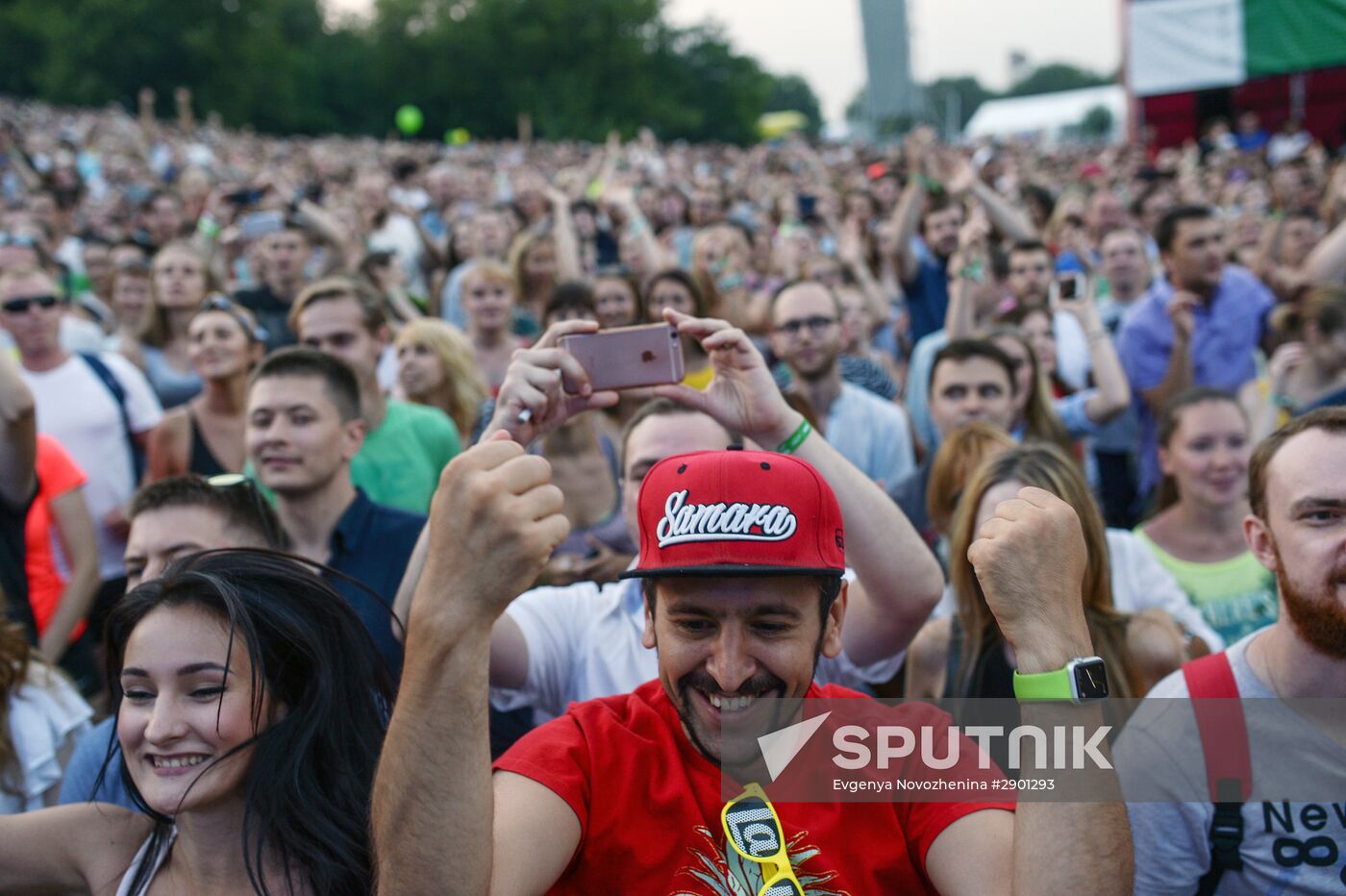 Afisha Picnic festival in Moscow