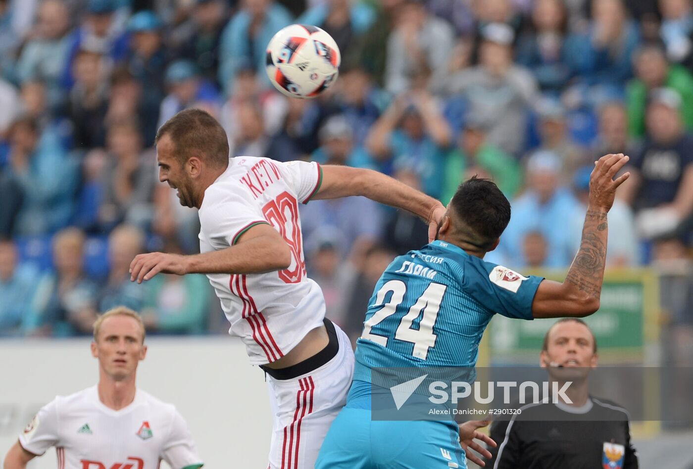 Football. Russian Premier League. Zenit vs. Lokomotiv